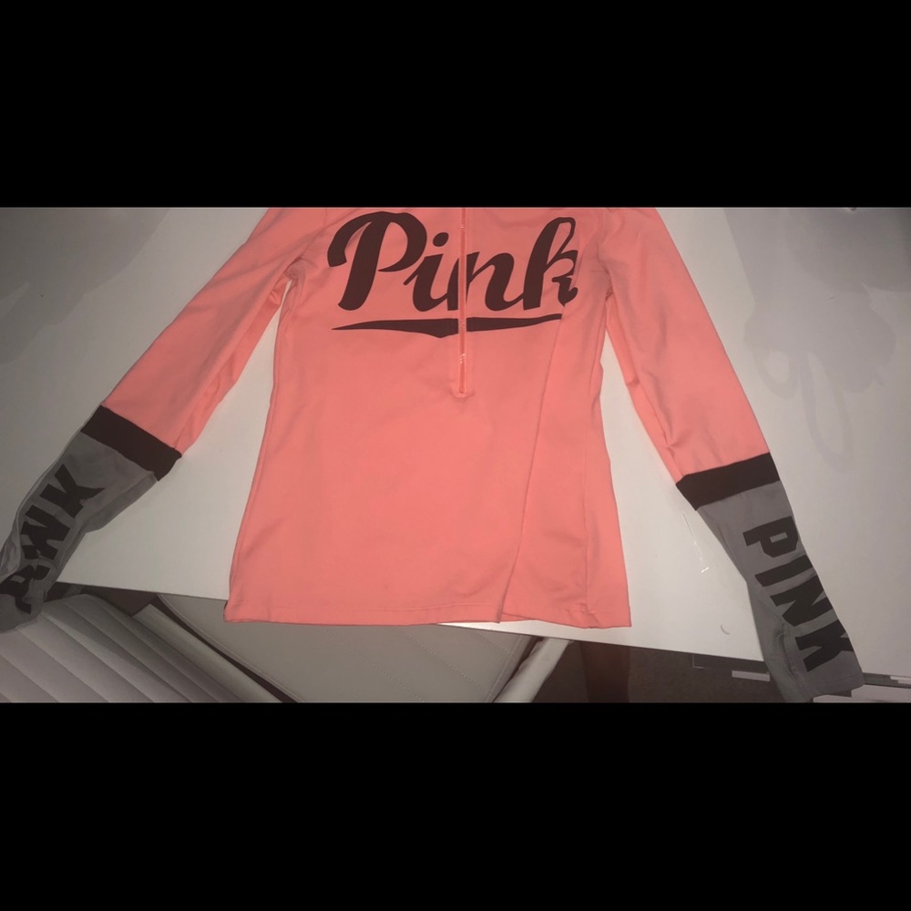 PINK Victoria’s Secret Quarter Zip Long Sleeve